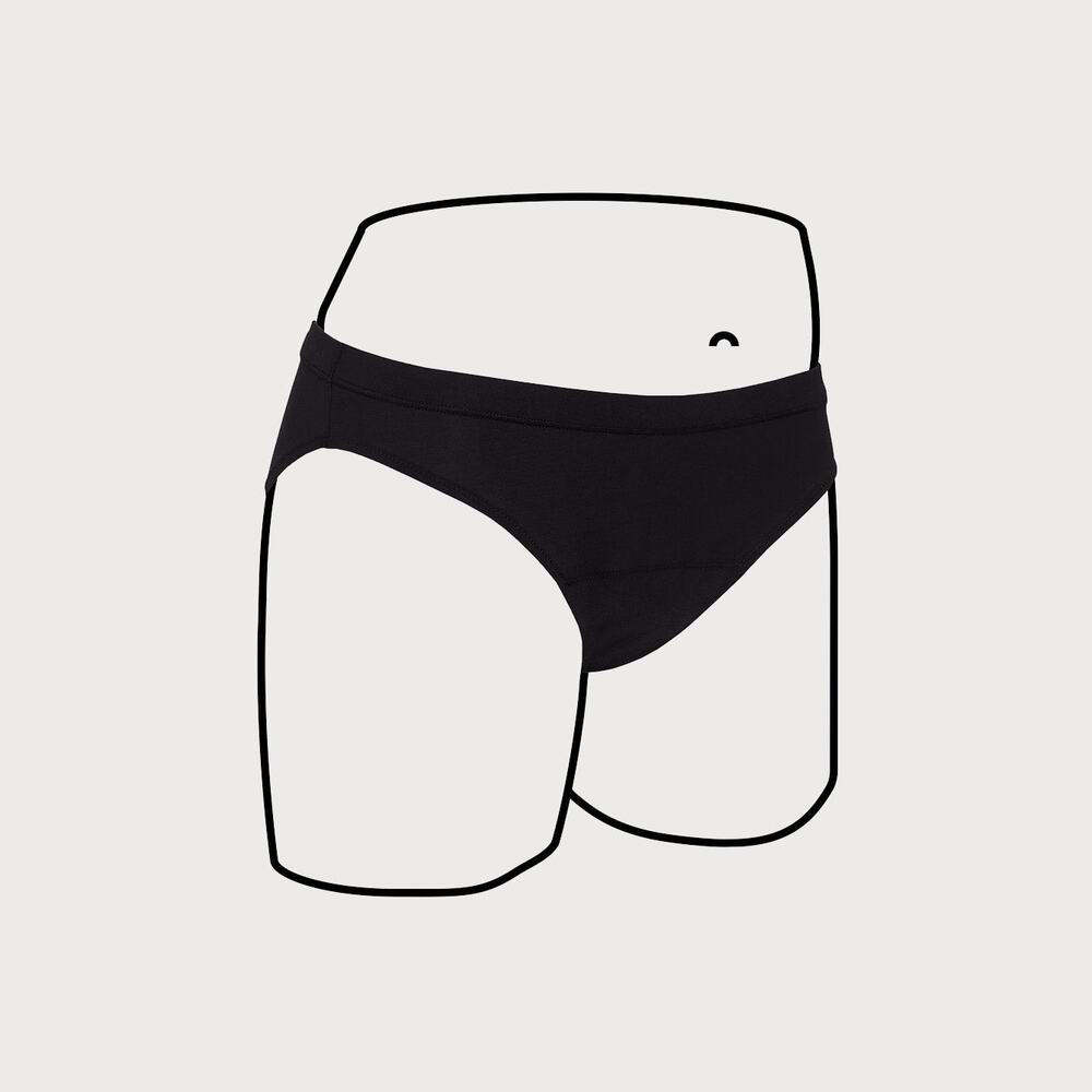 Thinx 3-Pair All-Day Bikini Kids Teens Kit, Period Underwear, Size 11-12 Medium - Picture 4 of 5